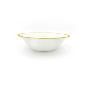 single wave bowl yellow side