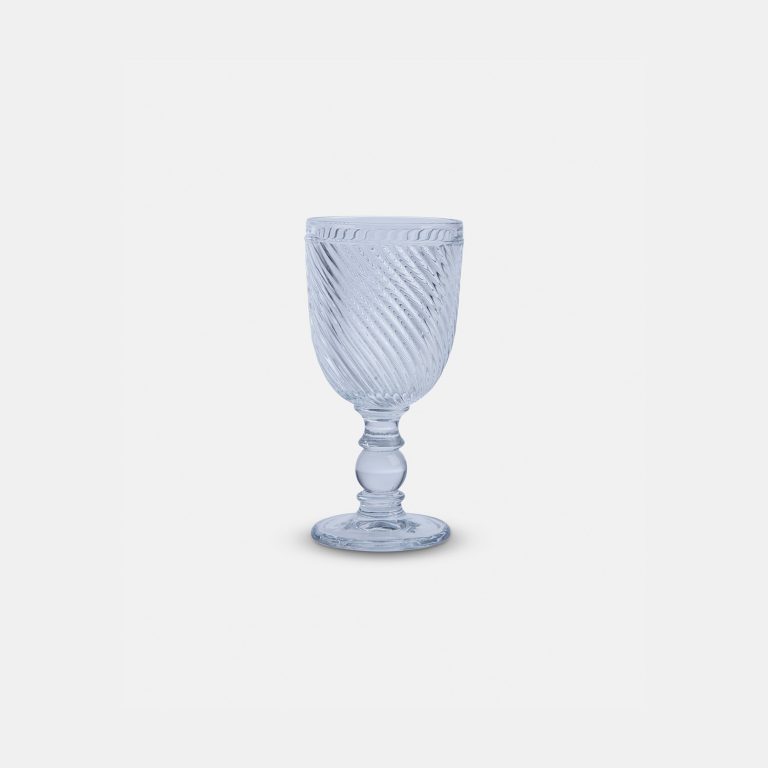 ribbed wine glass