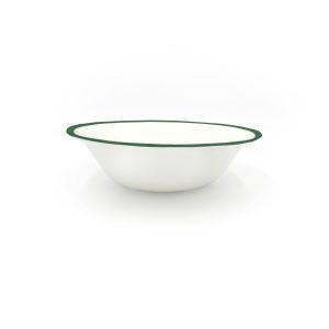 single cereal bowl green side