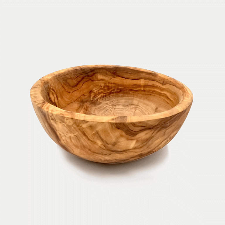wooden bowl b greybckground